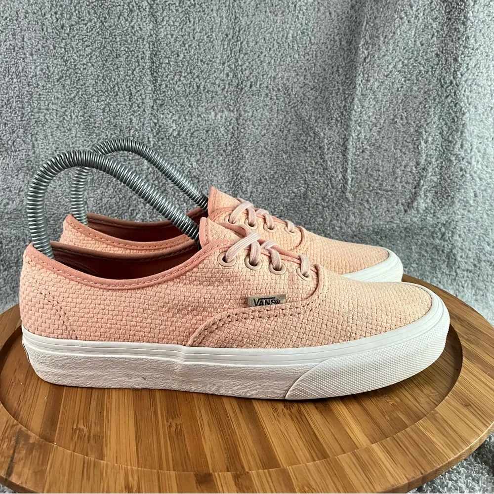 VANS Authentic woven check women's shoes size 6.5 skateboard sneakers - Picture 8 of 8